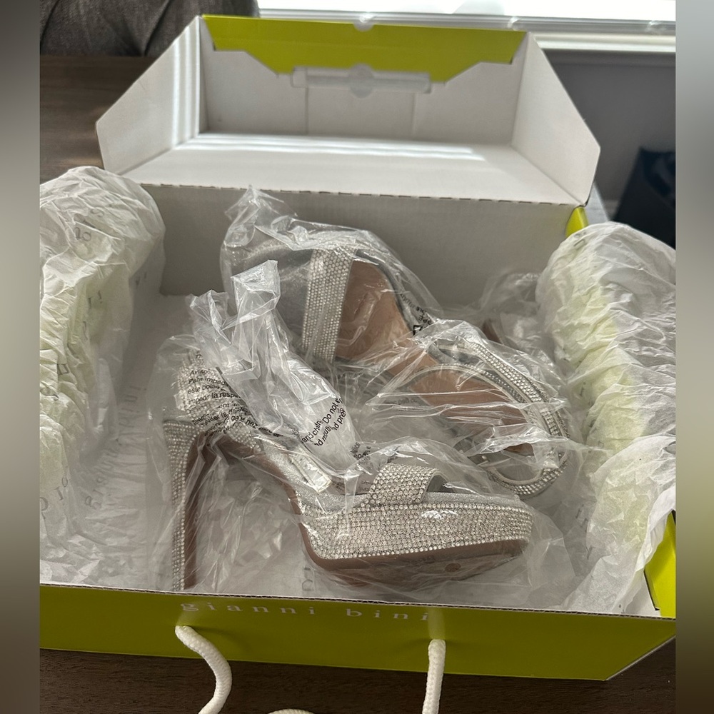Gianni Bini Rhinestone Heels - Picture 8 of 8